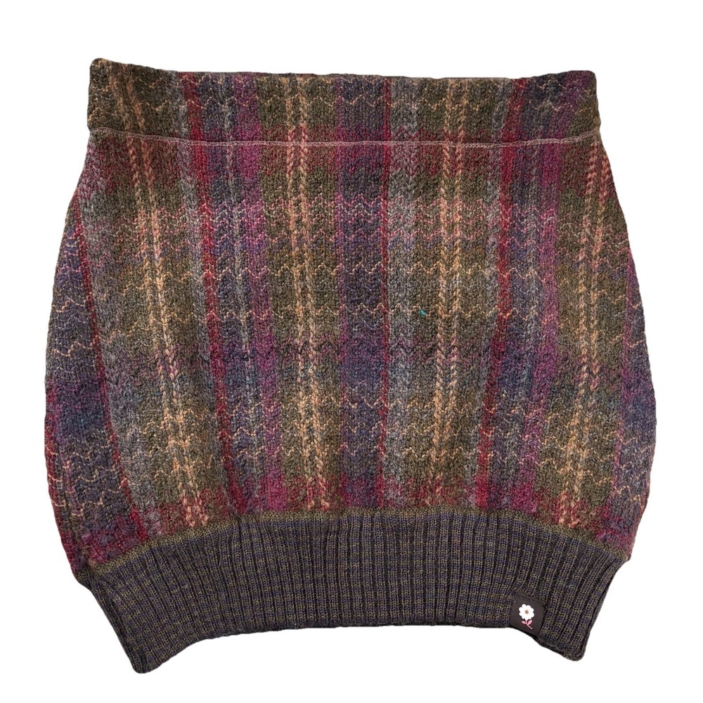 Honeybea Bumwarmer Mini‎ Skirt Womens Upcycled Plaid Short Preppy Handmade